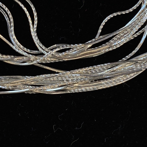 Vintage Italian 925 Sterling Silver Snake Style Chains - Picture 3 of 16